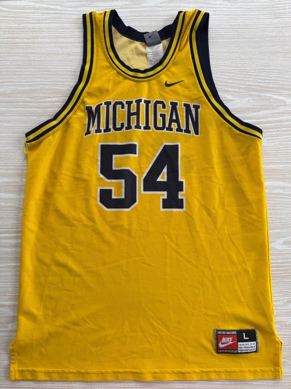 Vintage Nike Michigan Basketball Jersey